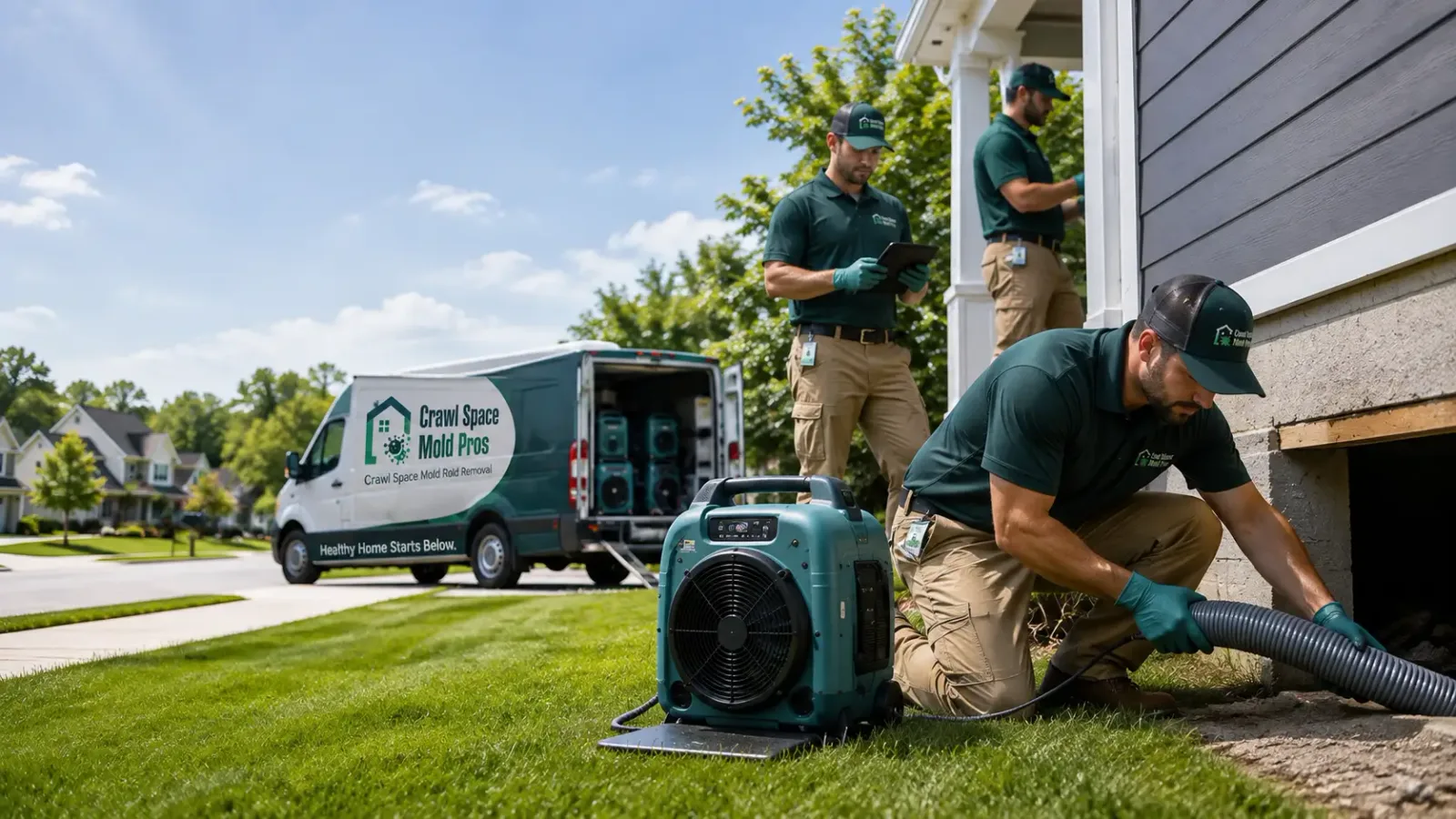 Crawl Space Mold Removal in Mount Horeb, WI